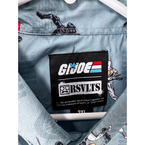 RSVLTS GI Joe Arashikage Showdown AOP Shirt Kunuflex Mens 2XL NWT - Picture 3 of 6
